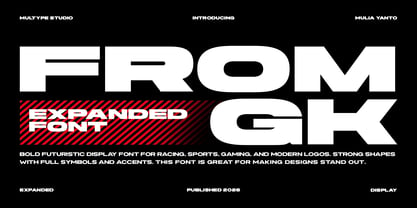 MLTP Fromgk Expanded Font Poster 1