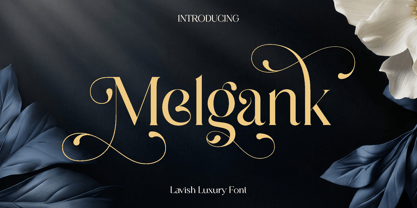 Melgank Font Poster 1