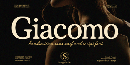 Giacomo Font Poster 1