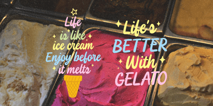 Jamoa Script Font Poster 5