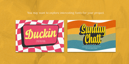 Jamoa Script Font Poster 10