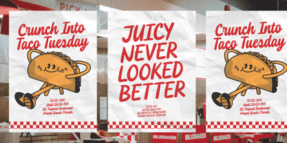 Jamoa Script Font Poster 8