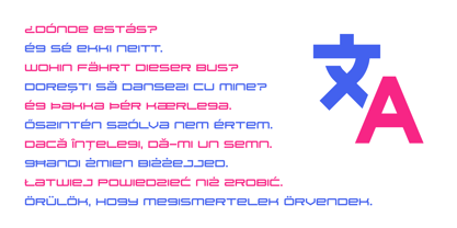Orionus Font Poster 8
