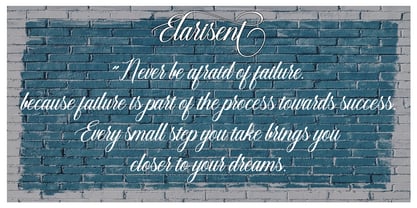 Elarisent Font Poster 4