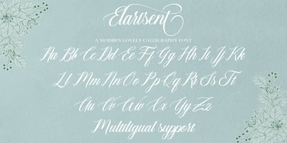 Elarisent Font Poster 6