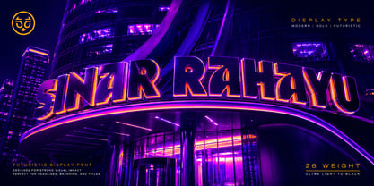 Sinar Rahayu O Font Poster 1