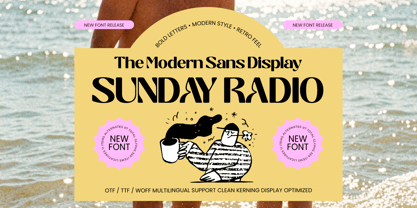 Sunday Radio Font Poster 1