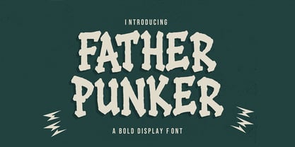 Father Punker Font Poster 1