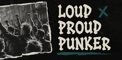 Father Punker Font Poster 7