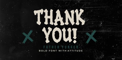 Father Punker Font Poster 8