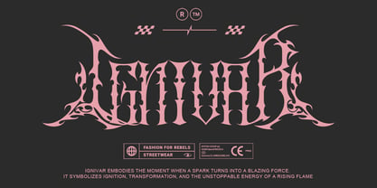 Scarnix Font Poster 8