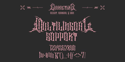 Scarnix Font Poster 13