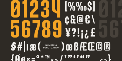 Arelune Font Poster 8
