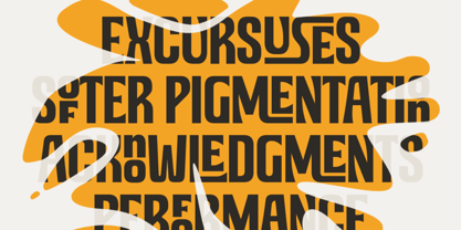 Arelune Font Poster 4
