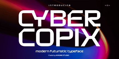 Cyber Copix Font Poster 1