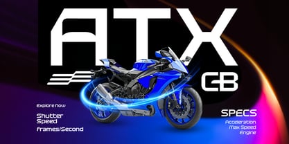 Cyber Copix Font Poster 8