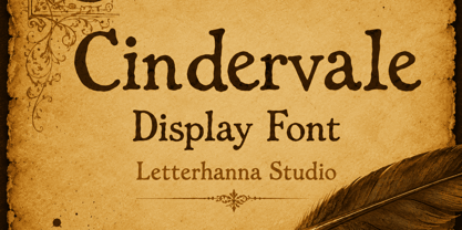 Cindervale Font Poster 1