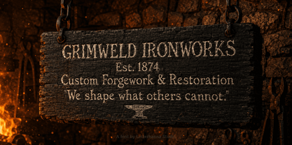 Cindervale Font Poster 2