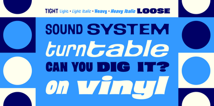 Back Beat Tight & Loose Font Poster 3