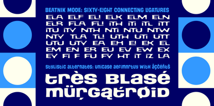 Back Beat Tight & Loose Font Poster 4