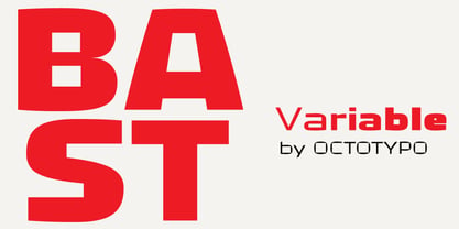 Bast Variable Font Poster 1
