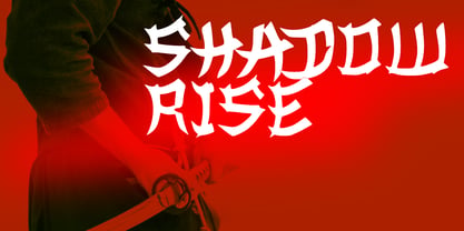 Onikage Asian Font Poster 2