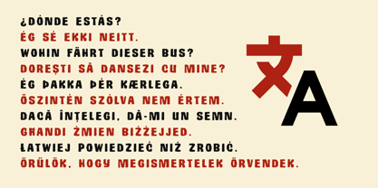 Tachos Font Poster 10