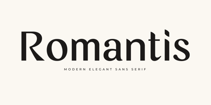 Romantis Font Poster 1