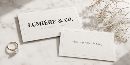 Velour Delamio Font Poster 9