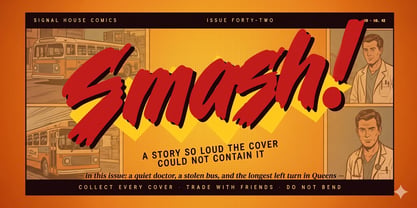 Tarmiles Action Font Poster 7