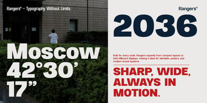 Rangers Font Poster 9