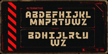 Mechabloq Font Poster 12