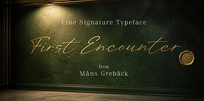 First Encounter Font Poster 1