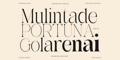 Awesome Gulgina Font Poster 6