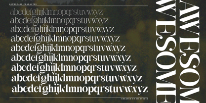 Awesome Gulgina Font Poster 15