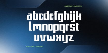 Vion Modern Font Poster 6