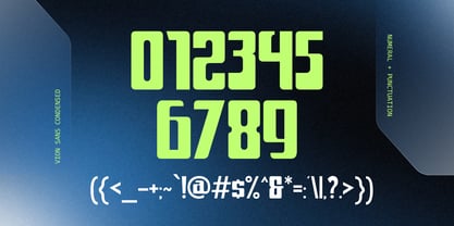 Vion Modern Font Poster 9