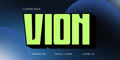 Vion Modern Font Poster 1