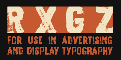 Feral Glyph Font Poster 2