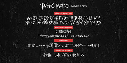 PanicMode Font Poster 4
