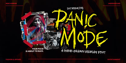 PanicMode Font Poster 1