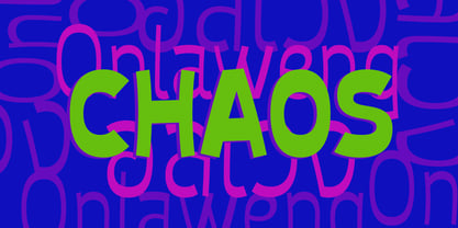 Onlaweng Font Poster 2