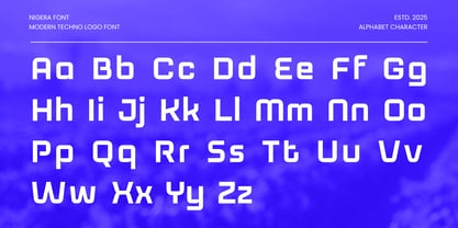 Nigera Font Poster 10