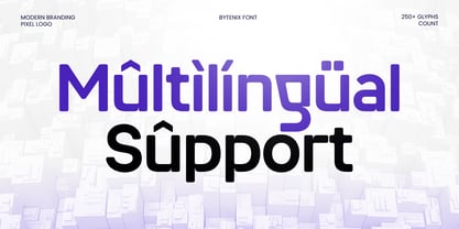 Bytenix Font Poster 12
