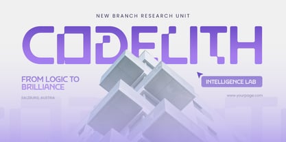 Bytenix Font Poster 3