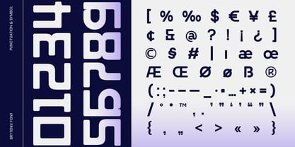 Bytenix Font Poster 11