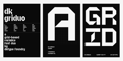 DK Griduo Font Poster 14