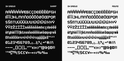 DK Griduo Font Poster 15