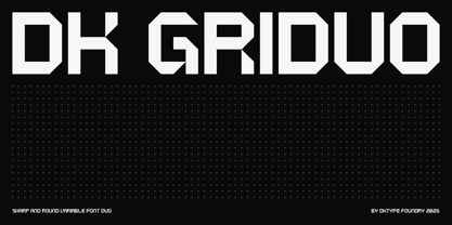 DK Griduo Font Poster 1