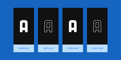 Blanco Font Poster 11